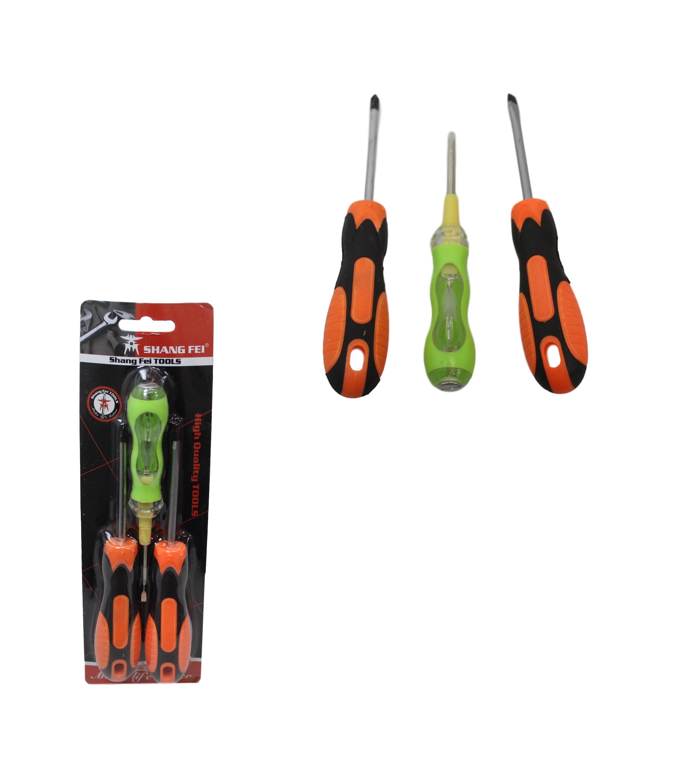 Electrical Voltage Tester and Screwdriver Set of 3 6173