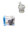 Spice Grinder Mortar and Pestle Crushing Bowl and Stick 14 x 12cm Assorted Colours 6230