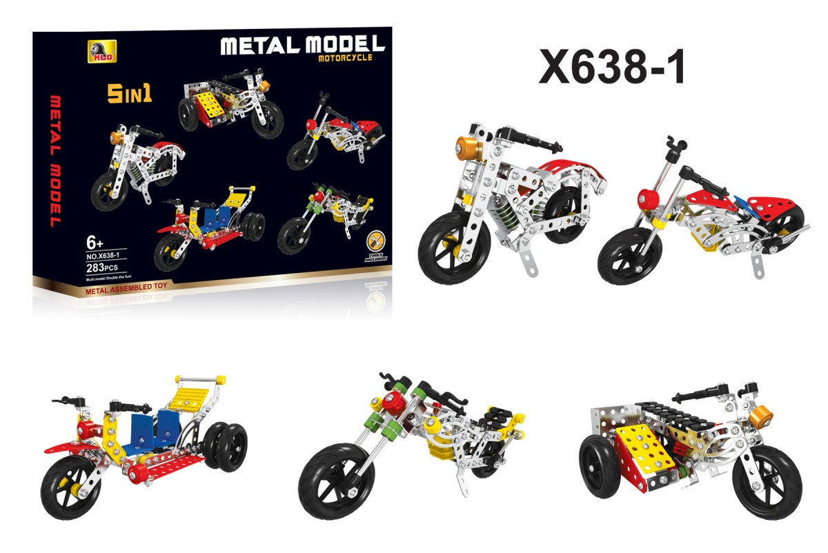 X638-1 Metal Model Motorcycle (283 PCS)