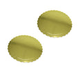 Metallic Gold Cardboard Cake Dessert Board 34.5 cm Pack of 2 6272