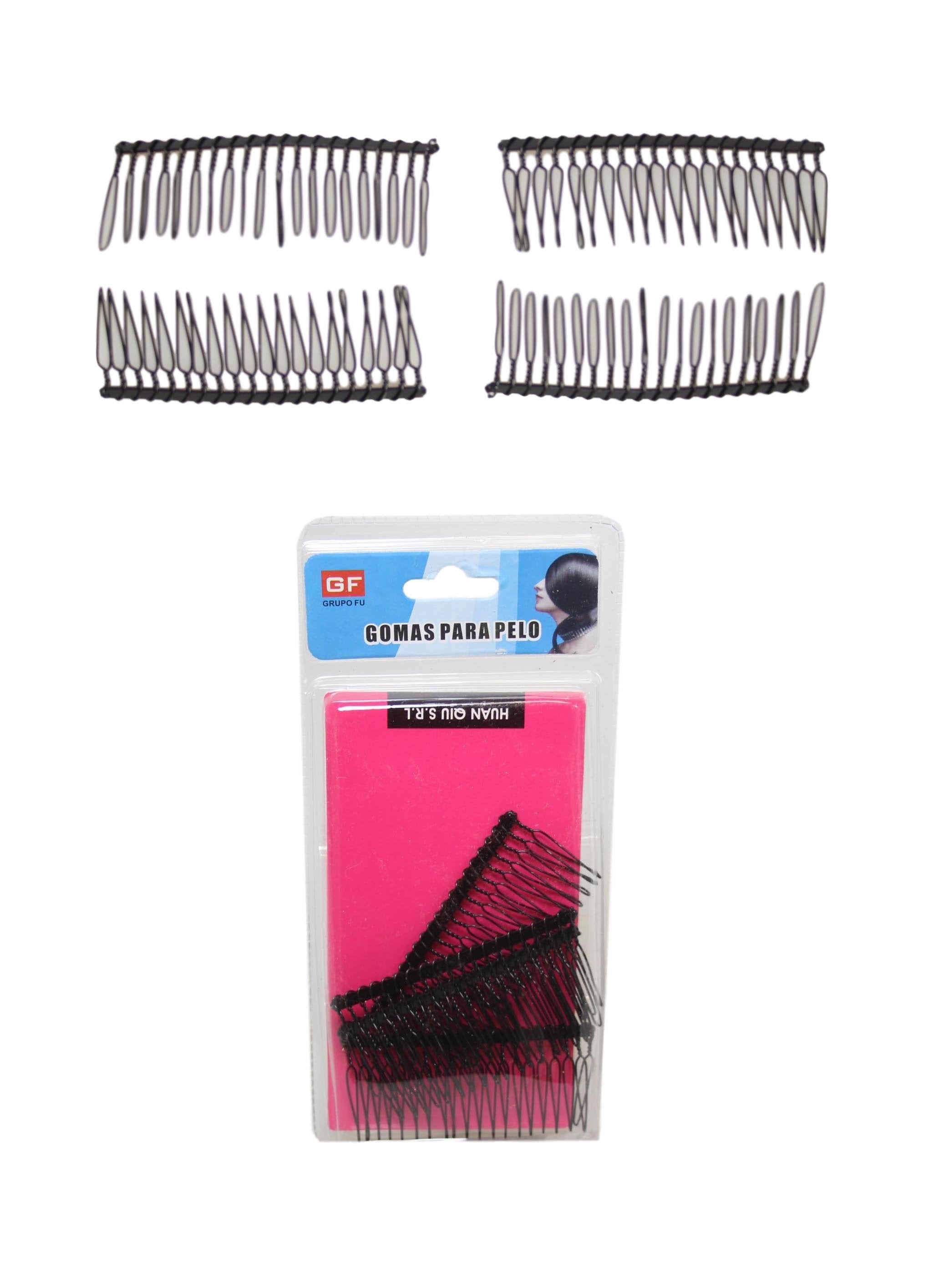 Hair Grip Comb Band 8 cm Pack of 4 6289