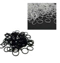 Small Elastic Hair Ties Bobbles Pack of 400 Assorted Colours 6320 A