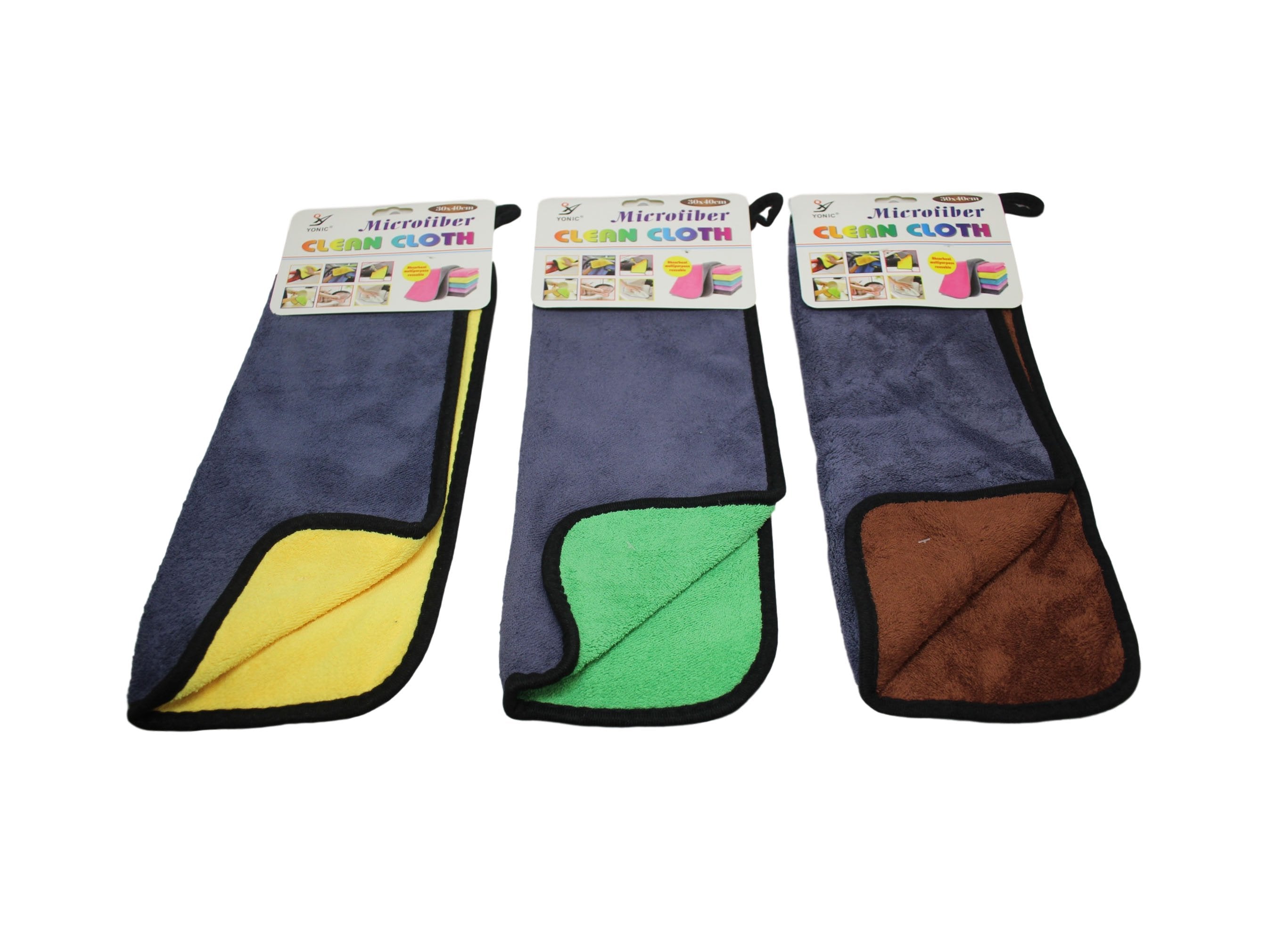 Microfibre Cleaning Washing Cloth 30 x 40 cm Assorted Colours 6376