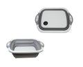 3 in 1 Collapsible Chopping Board Washing Bowl and Basin 35 x 13cm 6397