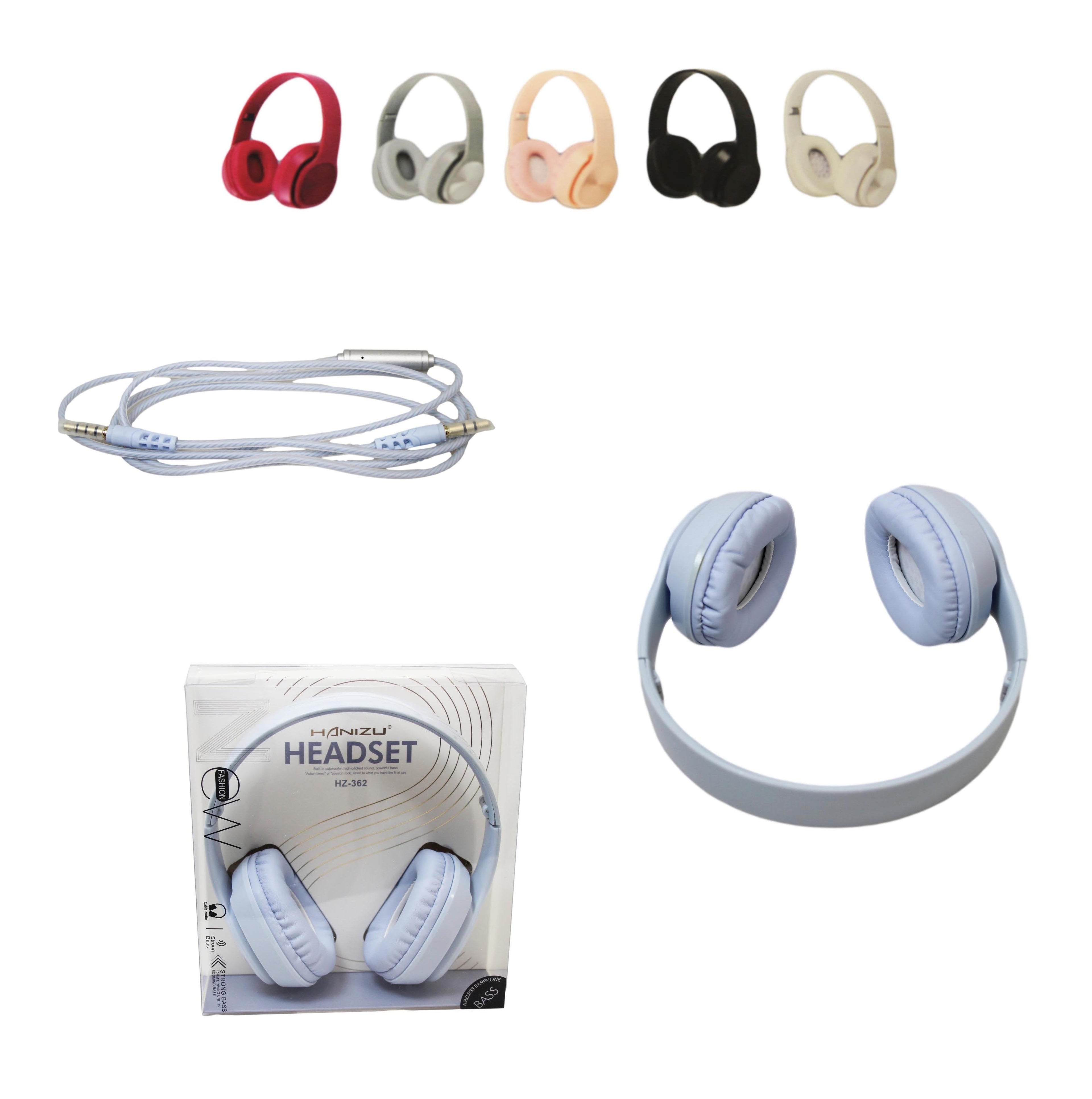 Hanizu 4D Stereo High Quality Sound Cable Audio Headphones 6584