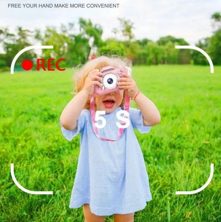 Unicorn Design Camera With 1GB Storage & Straps (2 Colours)