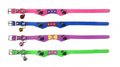 Pet Dog Cat Collar with Bell 28 cm Assorted Colours 6720