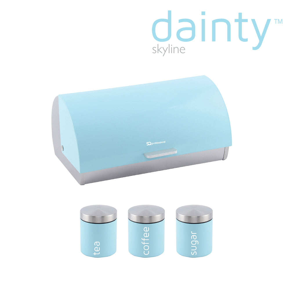 SQ Professional Dainty Metal Bread Bin with 3 Canisters Skyline 2700 / 6731