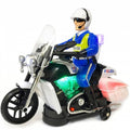 2688B Light Up Police Motorbike