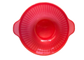 Plastic Bowl with Flat Handle 21 cm Assorted Colours 6802