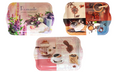 Plastic Tea Coffee Table Tray 30-34 x 23 cm Assorted Designs 6831