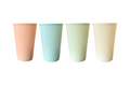 Plastic Cup Tumblers 13 x 8 cm Set of 4 Assorted Colours 6848