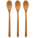 Wooden Kitchen Spoons 23cm Pack of 3 – SKU 6884