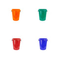 Plastic Eco Storage Drum Bin Bucket with 2 Side Handles 30L Assorted Colours 6930/Eco3000