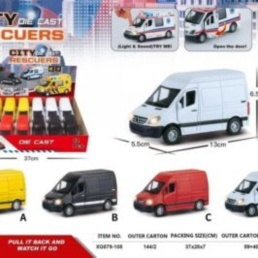 XG879-108 Metal Sprinter Van