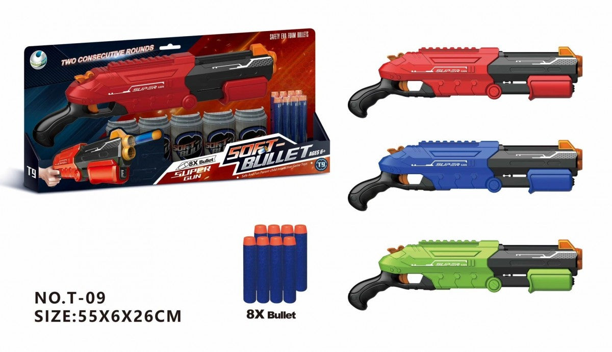 T-09 SOFT BULLET GUN SHOTGUN