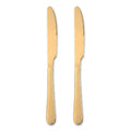 Gold Coloured Metal Butter Knife 22.5cm Pack of 2 7030
