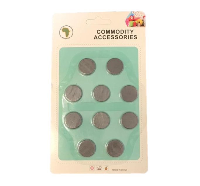 Round Magnets 2 cm Pack of 10 7100