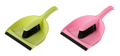 Plastic Dustpan and Brush 30 x 21 cm Assorted Colours 7107