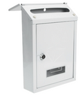 Metal Mail Letterbox 217 x 70 x 300 mm Assorted Colours 7135