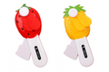 Mini Hand Pressure Fan Fruit Shape 13.5 cm Assorted Designs 7148