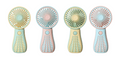 Mini Hand Fan 13 cm USB Rechargeable Assorted Colours 7152