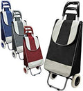 Shopping Trolley Solid Colour with One Stripe Pattern 92 x 26 x 21cm Assorted Colours 1220 /dl1102