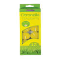 CH0222 12 PACK TEALIGHTS CITRONELLA 12PK