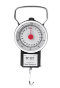 Portable Mechanical Luggage Weighing Scale with Tape Measure 22kg 11 x 7.5 cm 7240