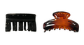 Plastic Hair Claw Clip 8 cm Assorted Designs 7250