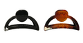 Plastic Hair Claw Clip 9 cm Assorted Colours 7251