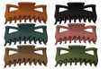 Plastic Hair Claw Clip Bow Design 11 cm Assorted Designs 7252