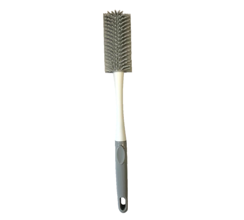 Silicone Bottle Cup Mug Cleaning Brush Plastic Handle 32 x 4.5 cm 7255 A