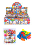Kids Outdoor Summer Water Bomb Balloons Pack of 20 Assorted Colours R19111