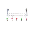 Metal Coat Hook 5 Door Hanger Rack 40 x 25 cm 7301