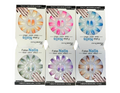 Artificial Fake Nail Extensions Round Tip Glitter Gradient Design Assorted Colours 7308 A