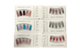 Artificial Fake Nail Extensions with Nail Glue Adhesive Sticker Tabs Assorted Designs 7310