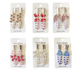 Women's Metal Hair Alligator Clip with Floral Decorations 5.5 cm Assorted Designs 7331