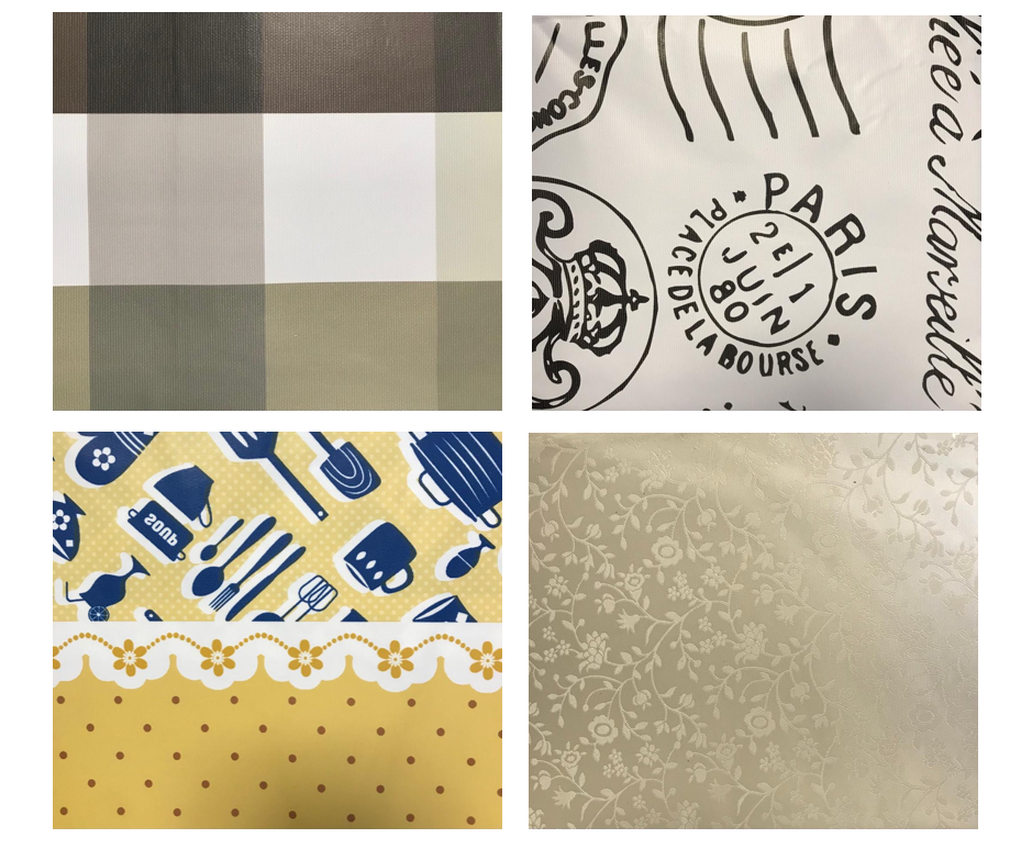 Plastic Kitchen Table Cloth Cover 137 x 183cm Assorted Designs 7345