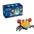 QC-1Y CUTE ELECTRIC CRAB W/ SOUND, MOVEMENT &amp; MUSIC RECHARGEABLE