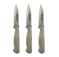 Metal Kitchen Fruit Knife 17 cm Pack of 3 Plastic Handle 7373