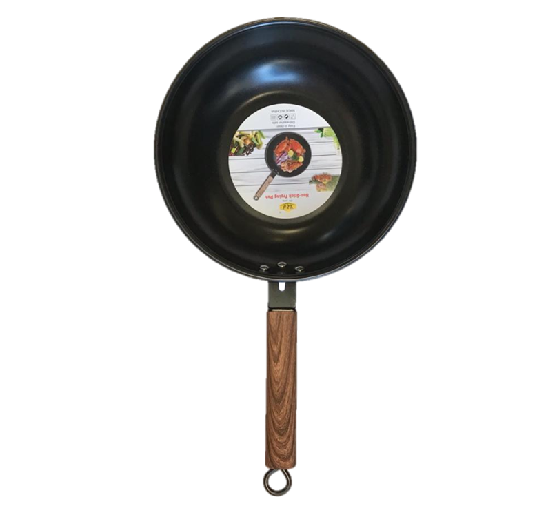 High Wall Non-Stick Flat Base Wok Frying Pan 28 cm 7405 A