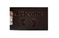 Rectangular Door Mat with Welcome 45 x 75 cm Assorted Designs and Colours 7535