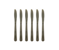 Stainless Steel Dining Butter Knife 20.5 cm Pack of 6 7548
