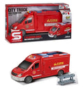 JS126E Fire Fighter Van With Lights &amp; Sound