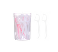 Dental Floss Toothpicks in Plastic Heart Shaped Container 7601