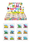 Children's Fun Sticker Tattoos Dinosaur Style (4cm) Assorted Designs N51044