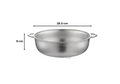 Metal Kitchen Strainer Colander 28.5 cm 7651