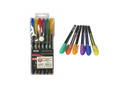 Coloured Gel Pens 1.0 mm Pack of 6 Assorted Colours 7731