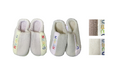 Indoor Fuzzy House Slippers with Dream Design Assorted Sizes and Colours 7747